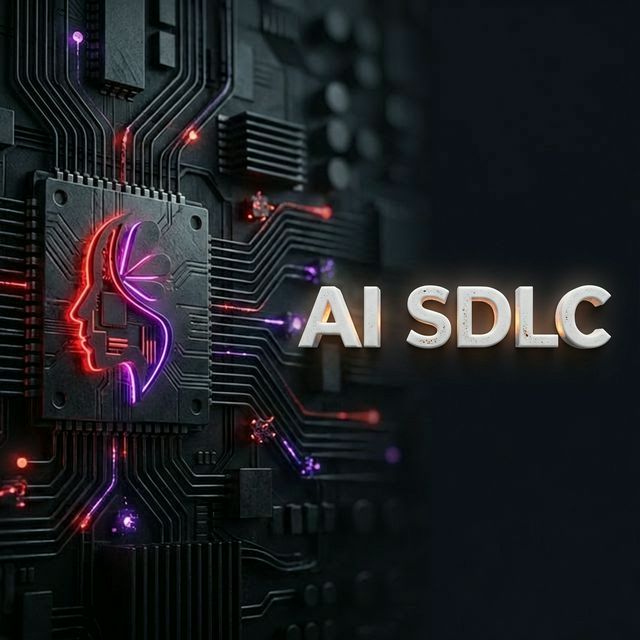 An AI agent placed inside the software development lifecycle, drawn in dark theme
