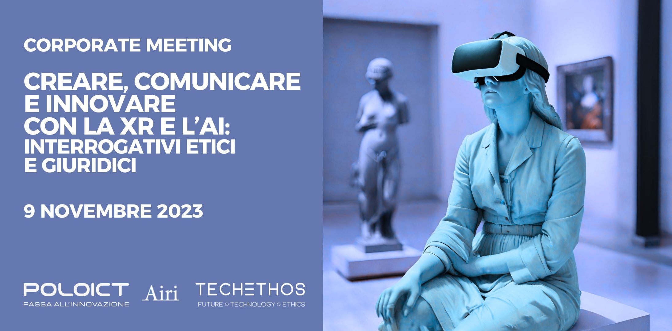 Volcanic Minds speaking at the Polo ICT Corporate Meeting in November 2023, focused on AI and XR innovation
