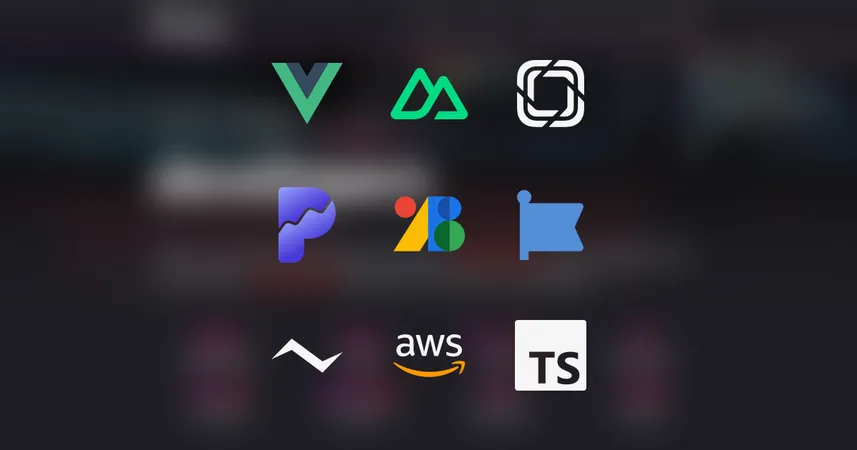 Loghi tecnologie usate per il sito volcanicminds.com